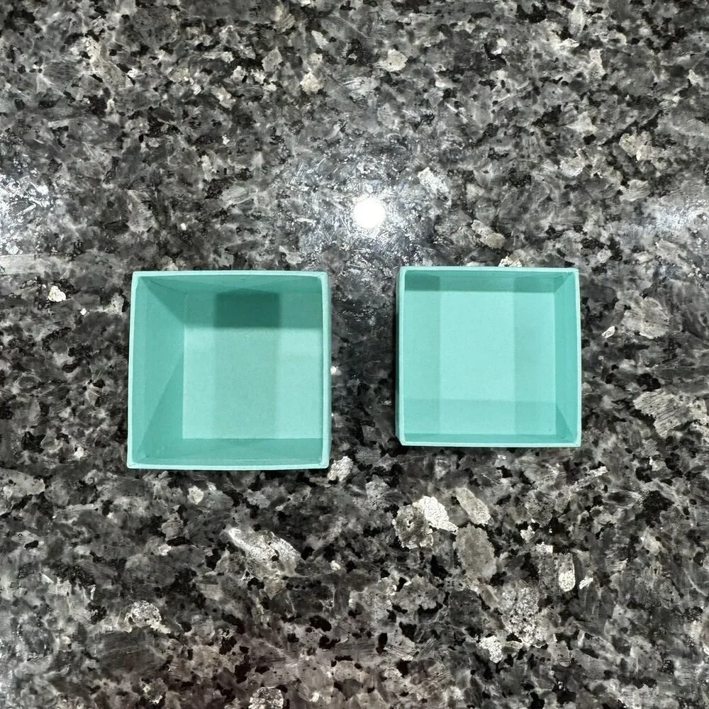 Tiffany & Co Blue Gift Small Travel Pouch Empty Box 3.75